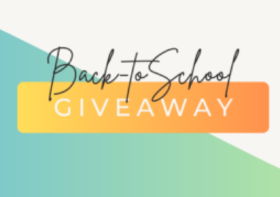 NOW CLOSED – Back to School Giveaway